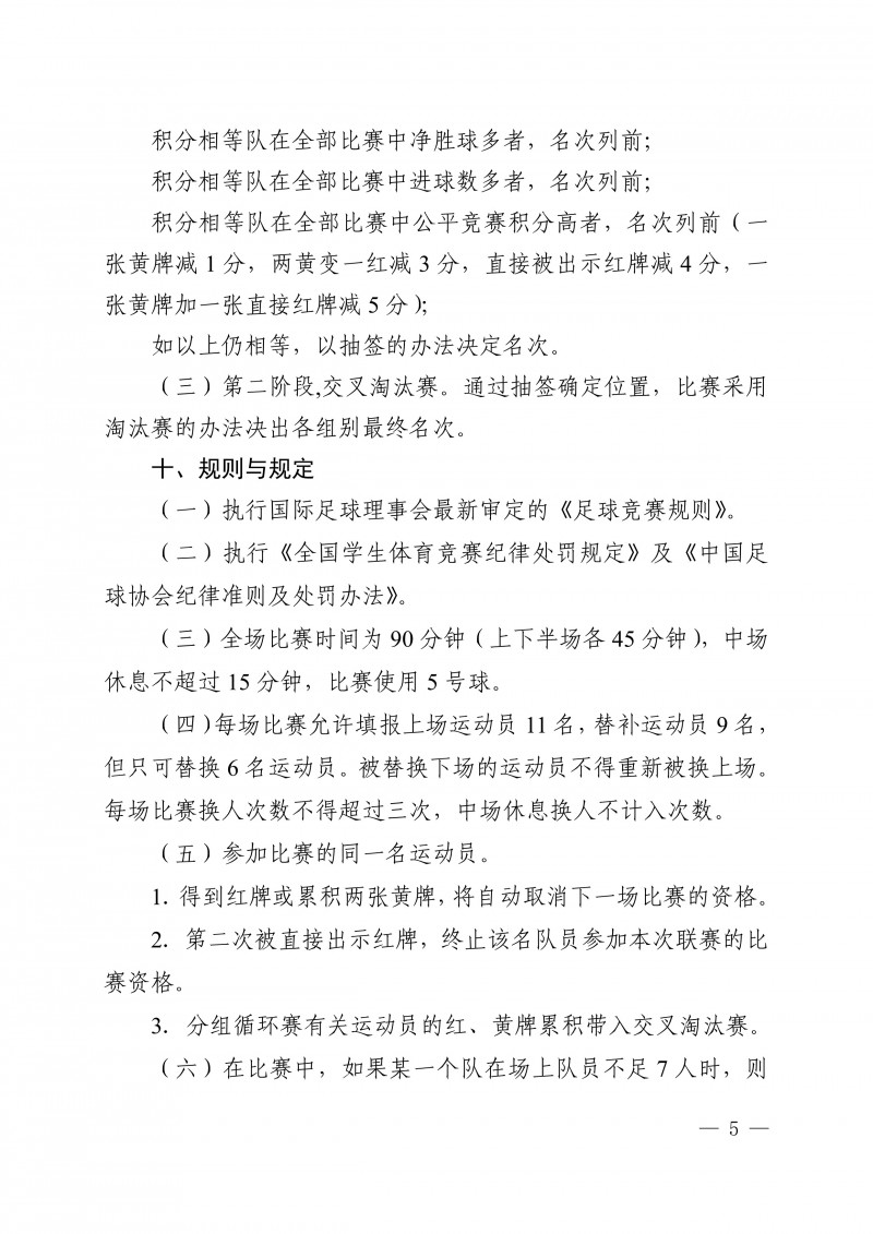 关于举办2024年陕西省大学生足球联赛的通知_5